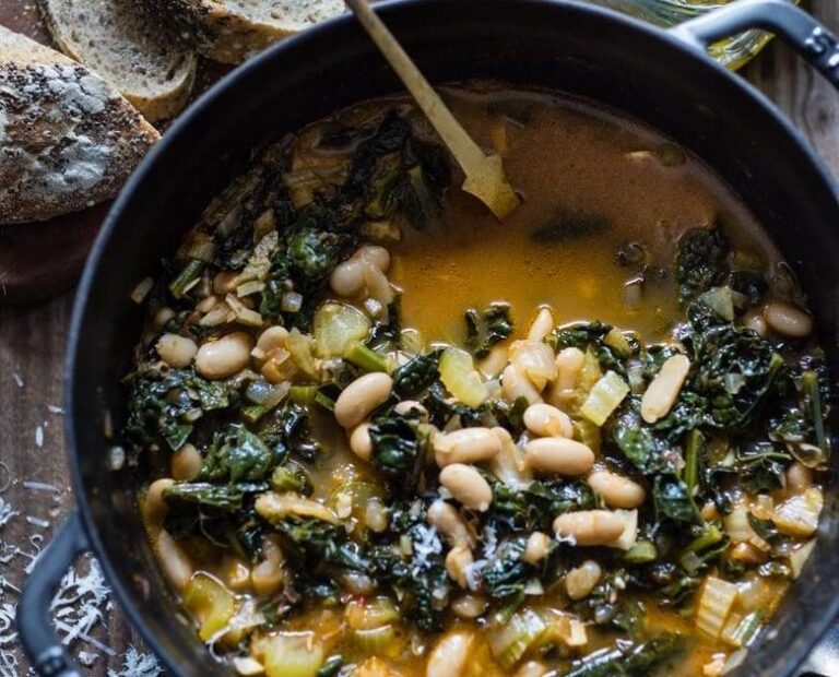 Bean and Barley Stew with Pecorino
