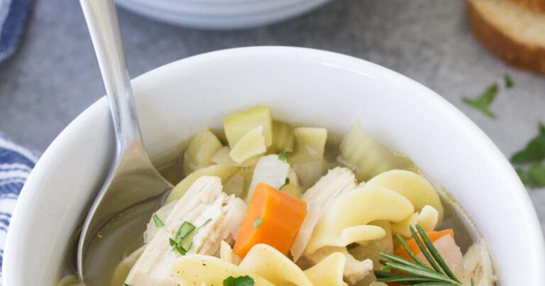 Crockpot Chicken Noodle Soup