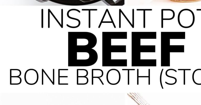 Instant Pot Beef Bone Broth