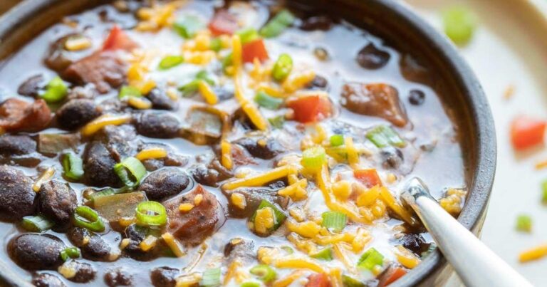 Instant Pot Black Bean Soup Recipe