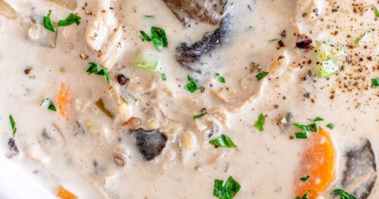 Rotisserie Chicken Mushroom Soup Recipe