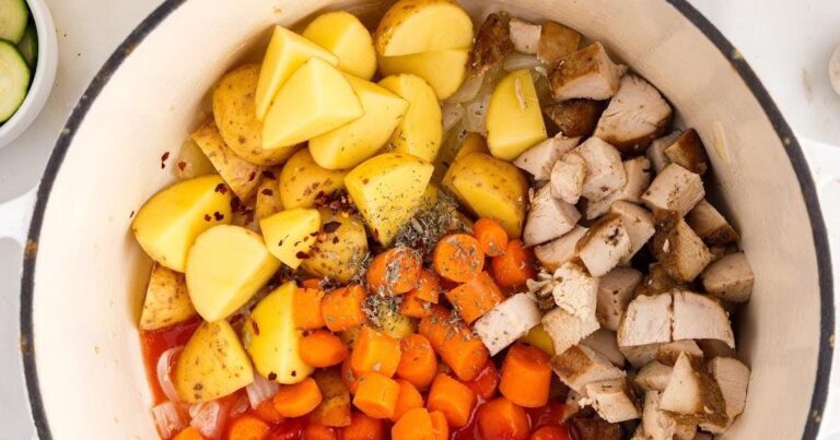Chicken taco soup with sweet potato