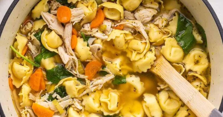 Chicken Tortellini Soup