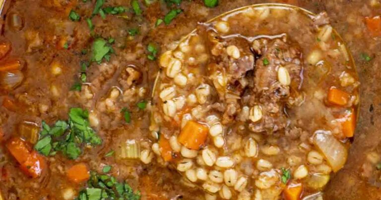 Classic Beef Barley Soup