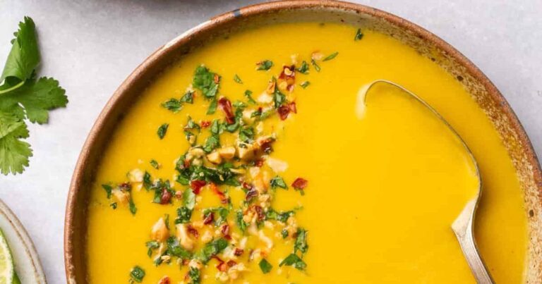Coconut Ginger Squash Soup
