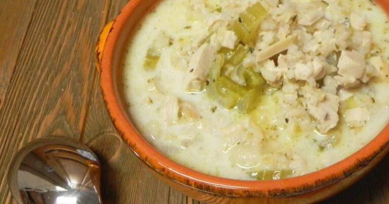 Cream of Chicken and Rice Soup