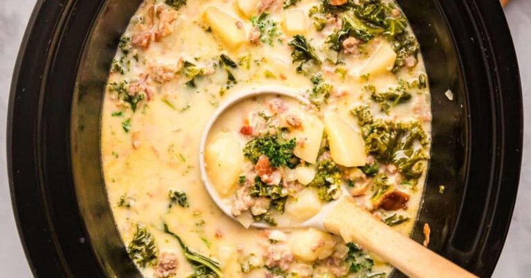 My Creamy Potato, Chicken Sausage, and Kale Soup: A Delicious Twist on Zuppa Toscana