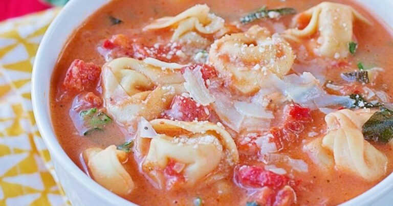 Creamy Tortellini Soup