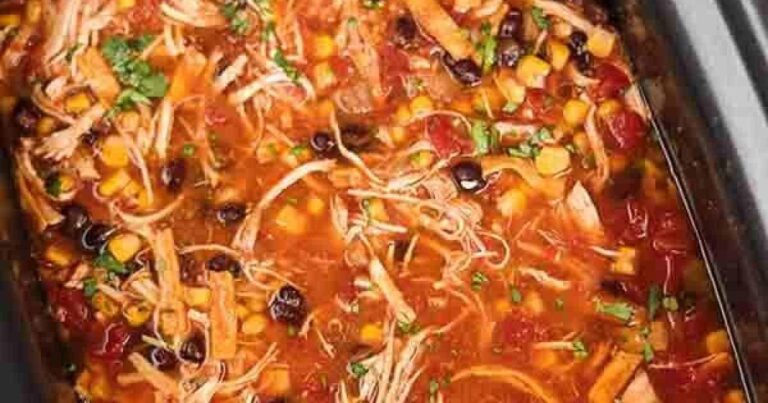 Simple crock pot chicken soup