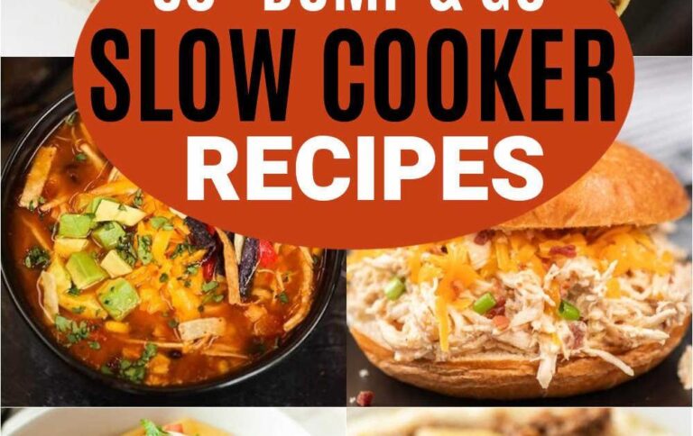 Dump and Go Vegetable Soup in the Crockpot