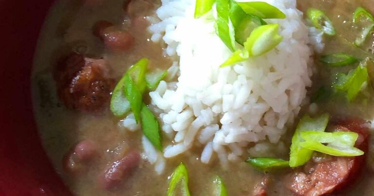 Crockpot Red Beans and Rice Soup