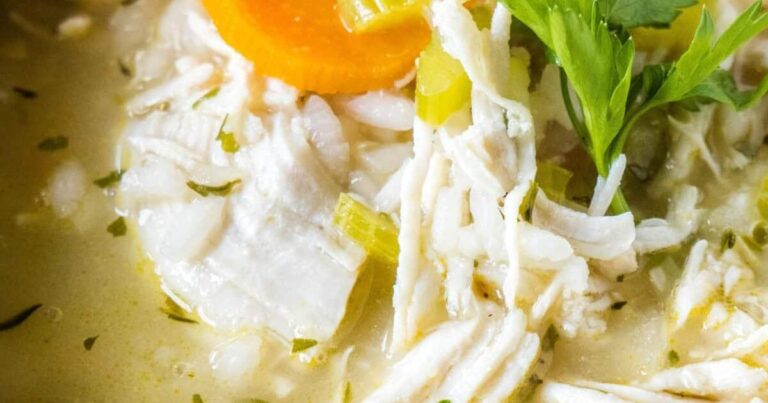Easy Chicken and Rice Soup Recipe