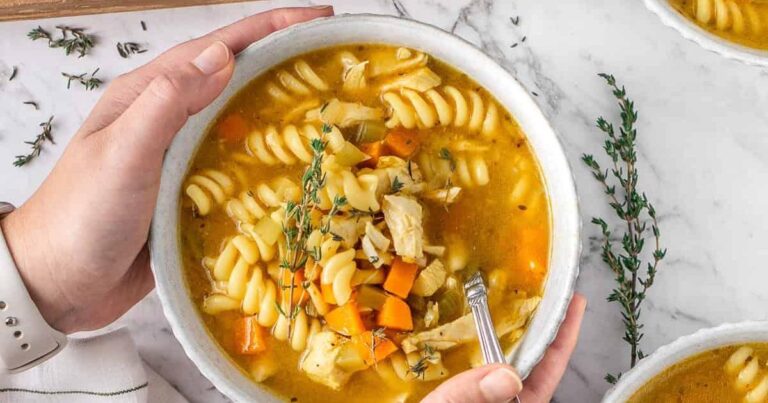 Flu Fighter Chicken Noodle Soup