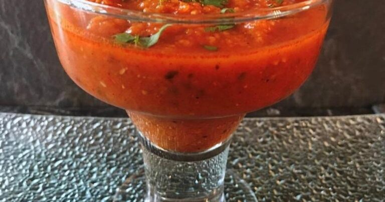 Gazpacho Andaluz (Cold Tomato Soup)