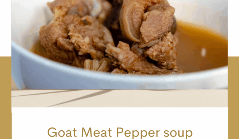 Goat meat Pepper Soup