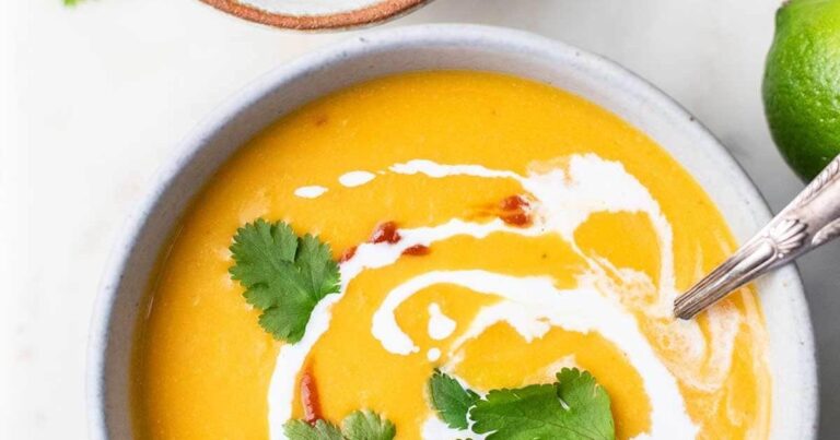 How to make a Healthy Curried Butternut Squash Soup