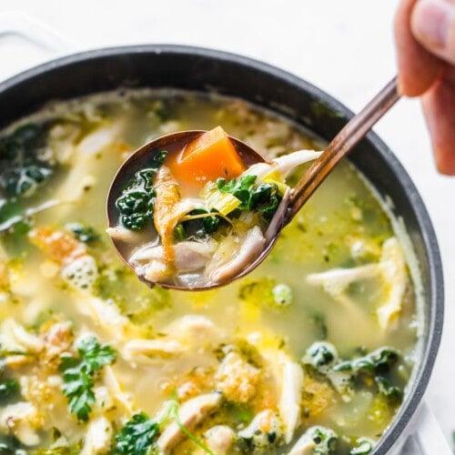 Hearty Kale Chicken Soup