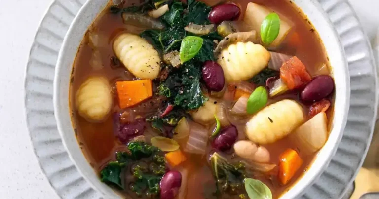 Hearty Sausage Minestrone Soup