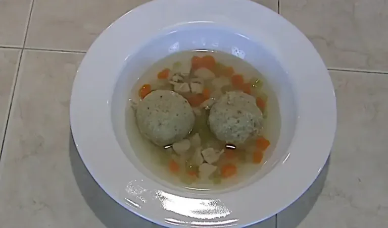 Horseradish Matzo Ball Soup