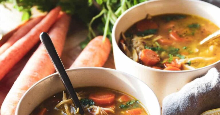 Immune-Boosting Chicken Noodle Soup Jars