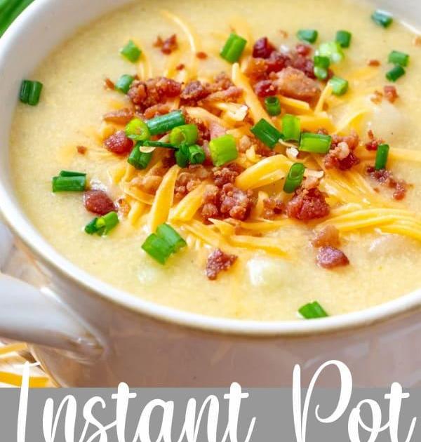 Instant Pot Chicken, Bacon, and Potato Soup