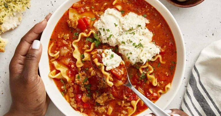 Lasagna Soup Recipe
