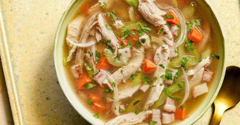 Leftover Turkey Soup