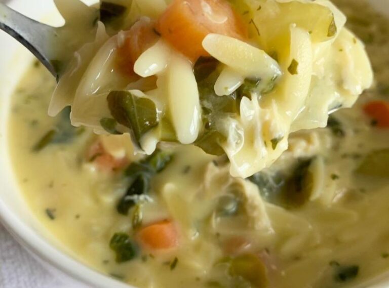 Lemon Orzo Soup with Spring Vegetables