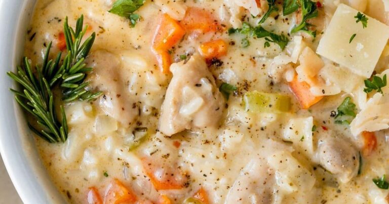 Loaded Vegetable and Rice Soup