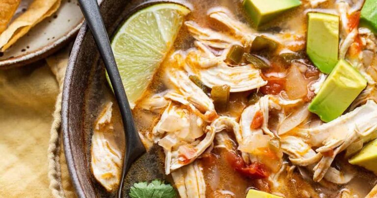 Mexican Chicken and Lime Soup