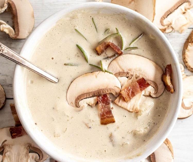 Mushroom, Mustard and Madeira Soup