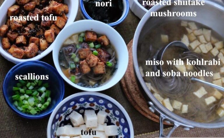 Mushroom Soup with Nori Sesame Croutons