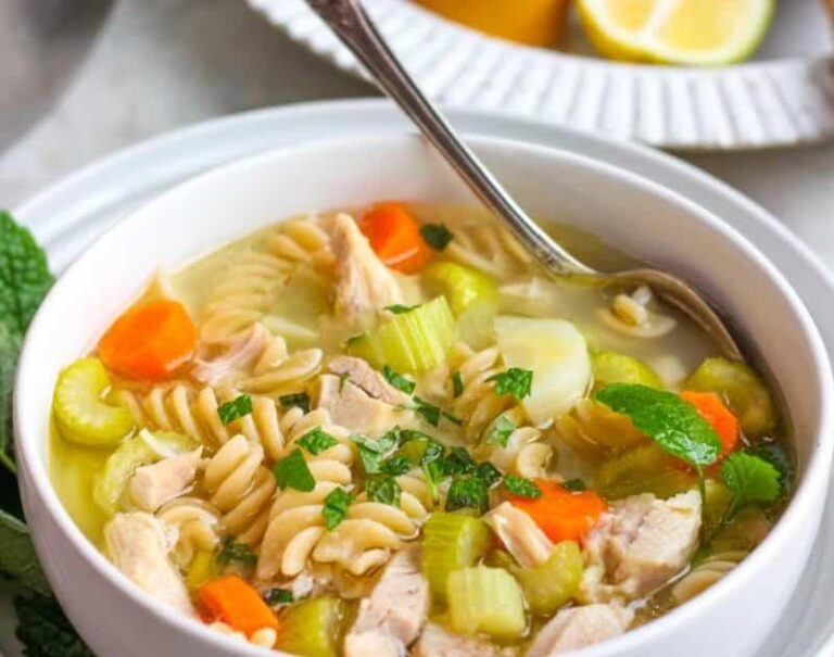 Paleo Chicken Zoodle Soup