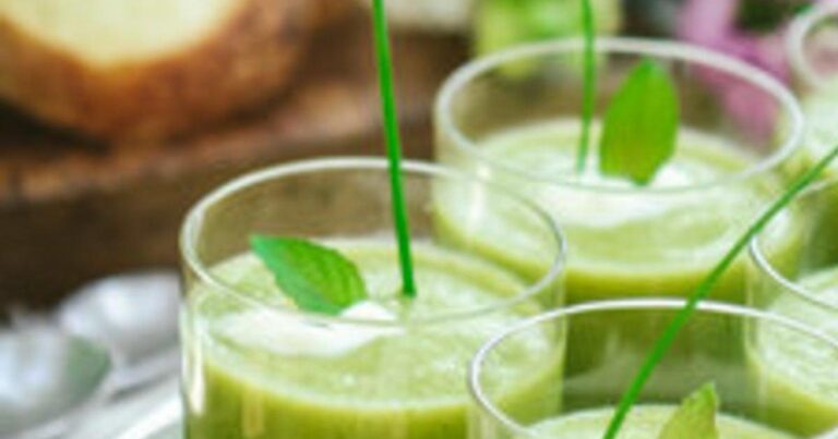 Pea, Fennel, and Mint Soup