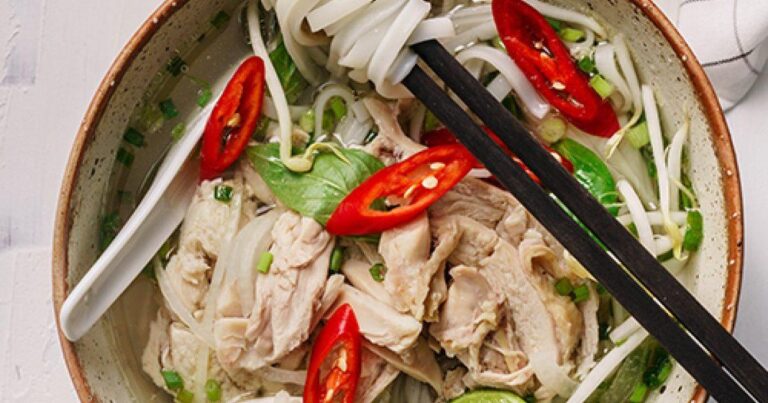 Authentic Pho Ga (Vietnamese Chicken Noodle Soup)