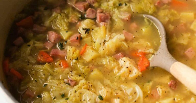 Pork Hocks and Cabbage Soup