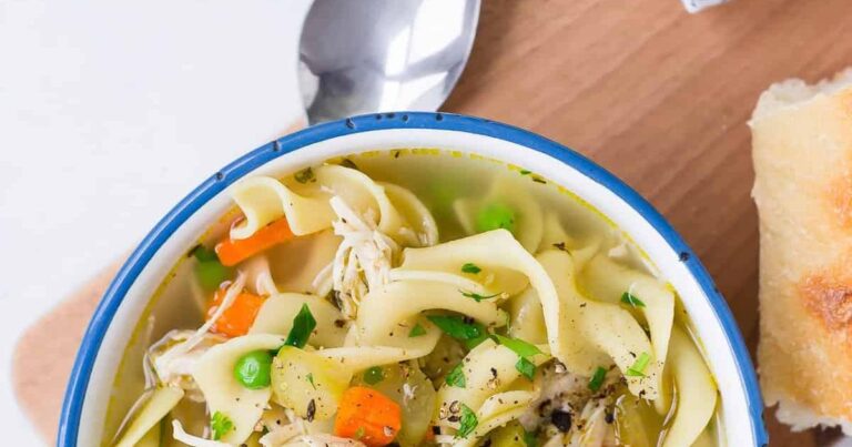 Pressure Cooker Chicken Noodle Soup Recipe