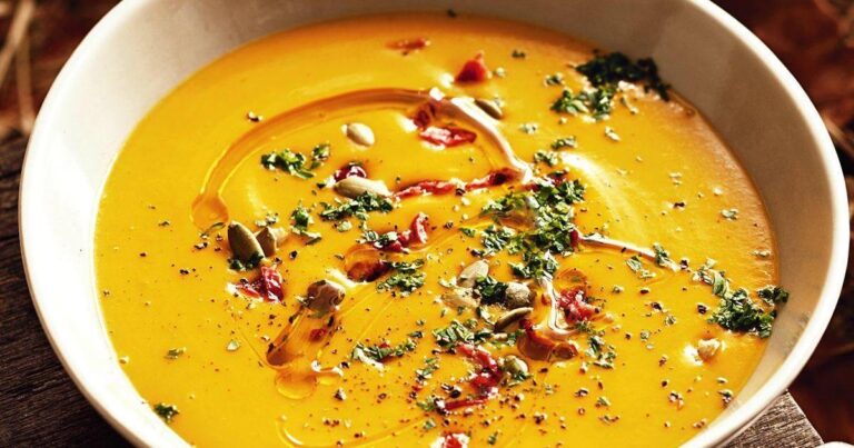 Pumpkin Soup With Amaretti