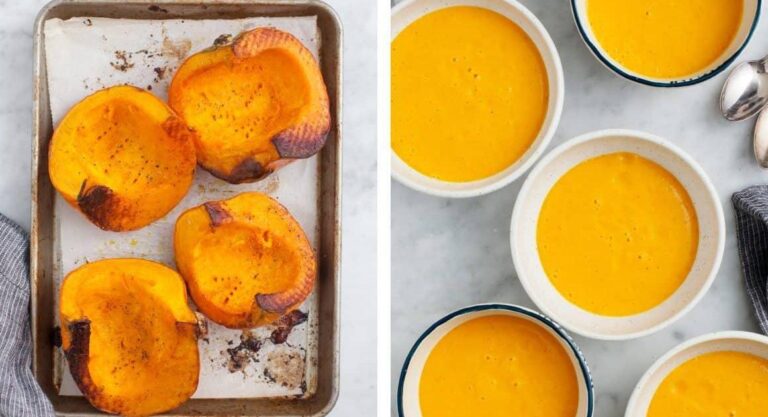 Red curry butternut squash soup