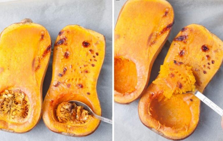 Roasted Butternut Squash Soup with Pumpkin-Seed Praline and Maple-Coconut Cream