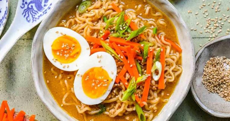 Slow Cooker Chicken Ramen With Bok Choy and Miso