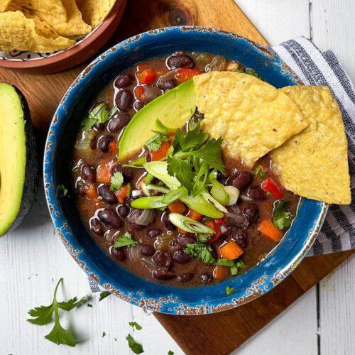 Spicy Black Bean Soup