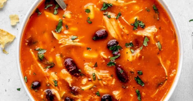 Spicy Chicken Enchilada Soup