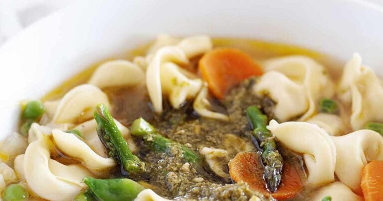 Spring Asparagus and English Pea Soup
