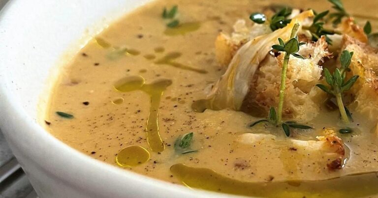 Sweet Potato Cauliflower Soup