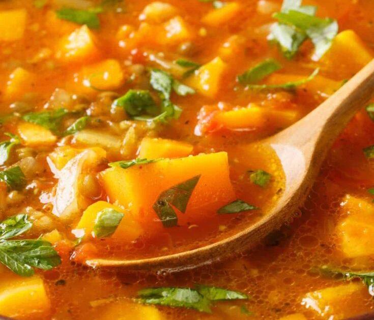 Sweet Potato Lentil Soup