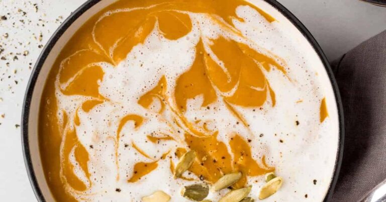 Sweet Potato Pumpkin Curry Soup {Instant Pot}
