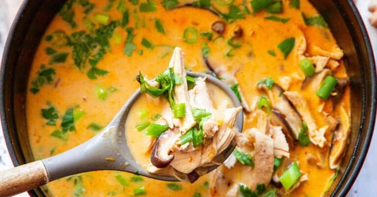 Thai Pork Omlette Soup (Paleo, Keto, Whole30)