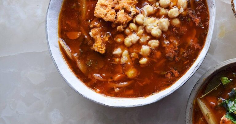 Tomato Sage Chickpea Soup