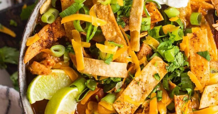 Tortilla Soup with Jackfruit